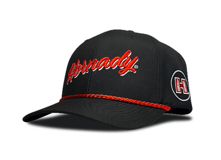 Hornady Gear Black Script Cap with Embroidered Patch 10240