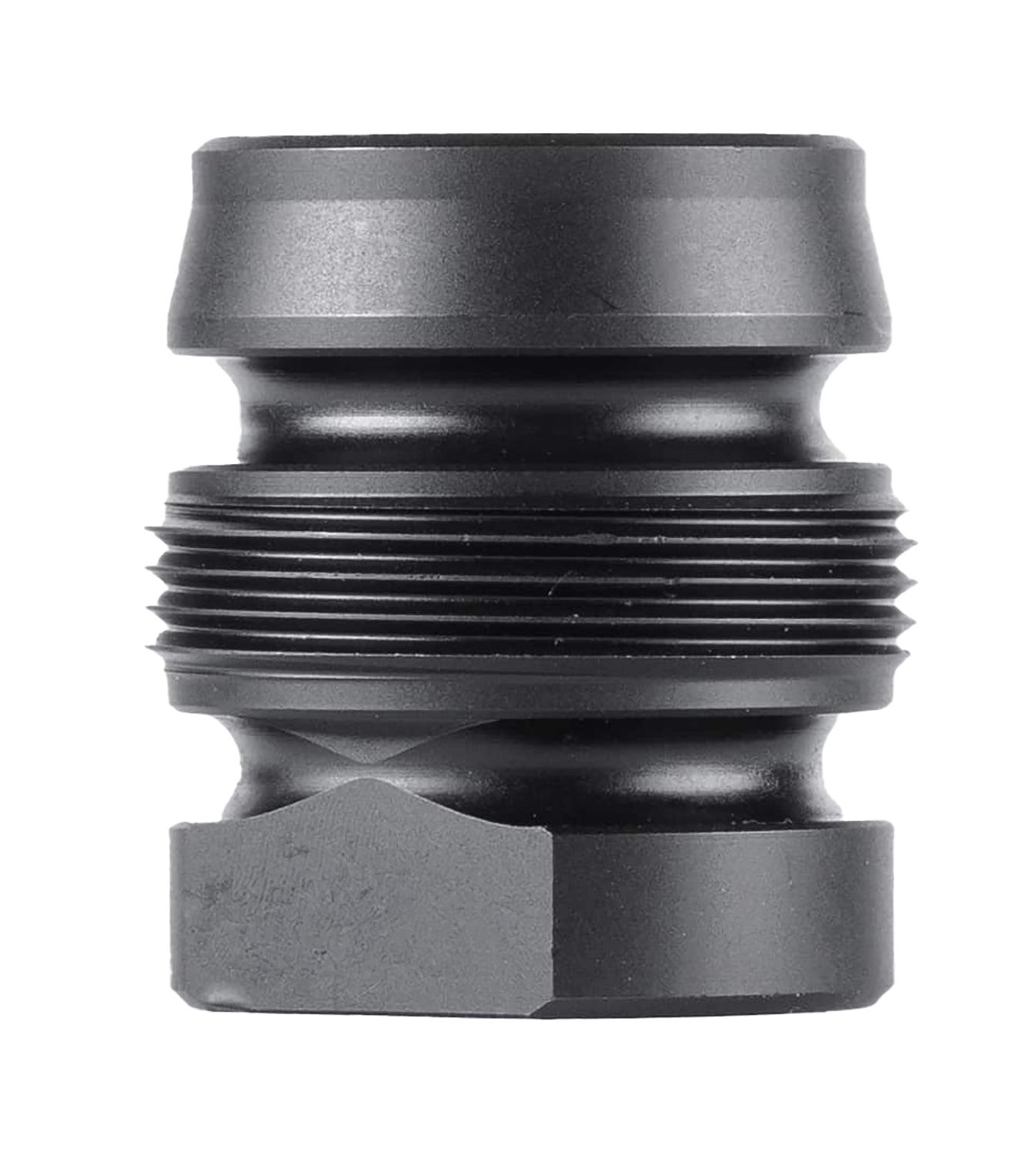 Dead Air DA143 Xeno Xero Muzzle Device Black 4140 HT Alloy Steel 9/16x24 RH 9mm