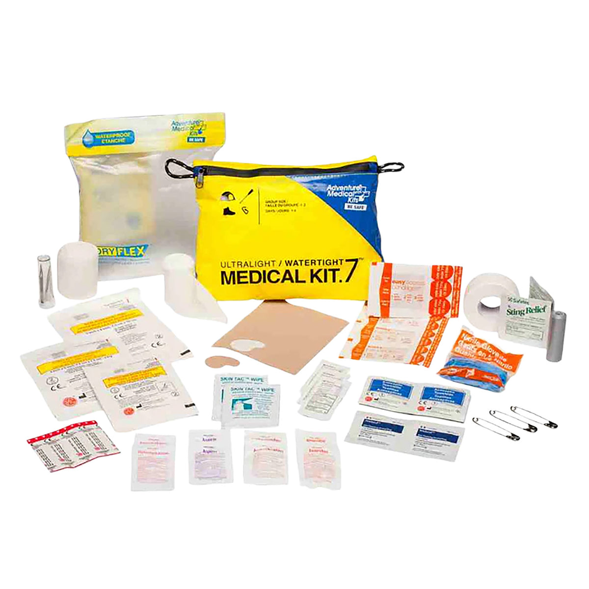 Adventure Medical Kits Ultralight Watertight Medical Kit .7 Waterproof for 1-2 People
