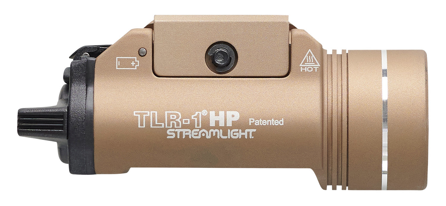 Streamlight 59151 TLR-1 HP Flat Dark Earth Aluminum 1000 Lumen Handgun Long Gun Rail Light