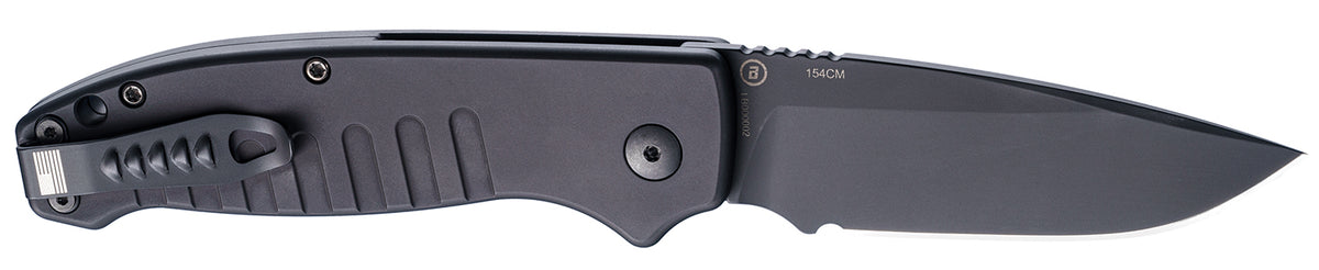 Hogue 64130 Ballista-I Auto Folder 3.5" Drop Point Blade Black