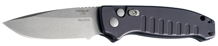 Hogue 64136 Ballista-I Auto Folder 3.5" Drop Point Black Blade