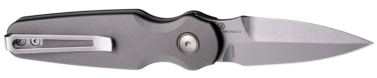 Hogue 64233 Ballista-II Auto Folder 2.6" Bayonet Blade Aluminum Gray
