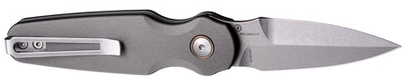 Hogue 64233 Ballista-II Auto Folder 2.6" Bayonet Blade Aluminum Gray