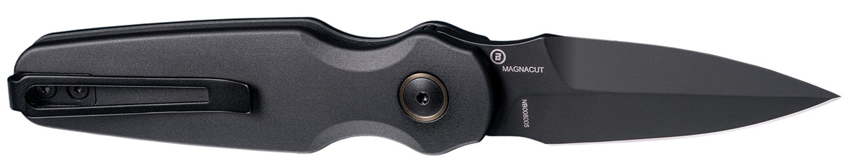 Hogue 64236 Ballista-II Auto Folder 2.6" Bayonet Blade Black Aluminum