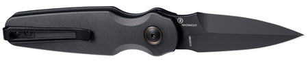 Hogue 64236 Ballista-II Auto Folder 2.6" Bayonet Blade Black Aluminum