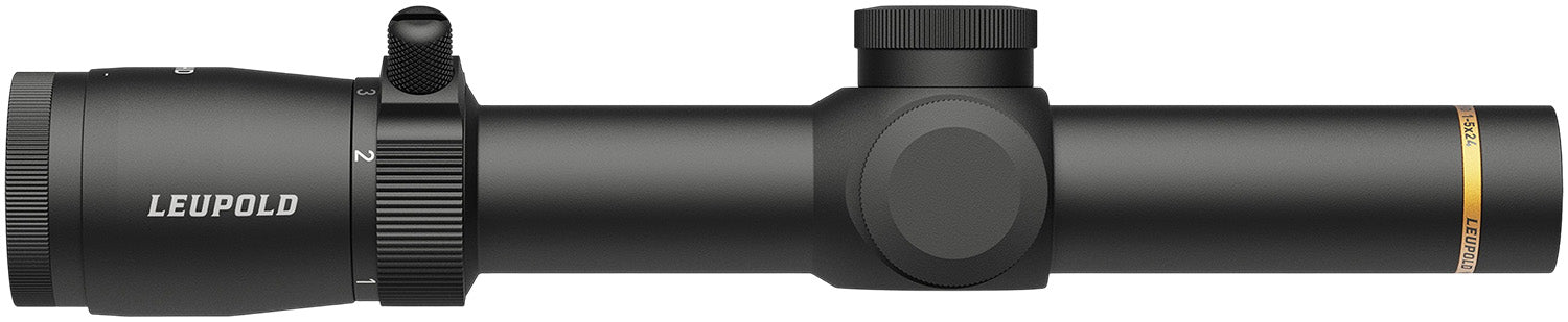 Leupold VX-5HD Gen 2 1-5x24mm Black 30mm Tube FireDot 4 Fine Reticle Illuminated 183844