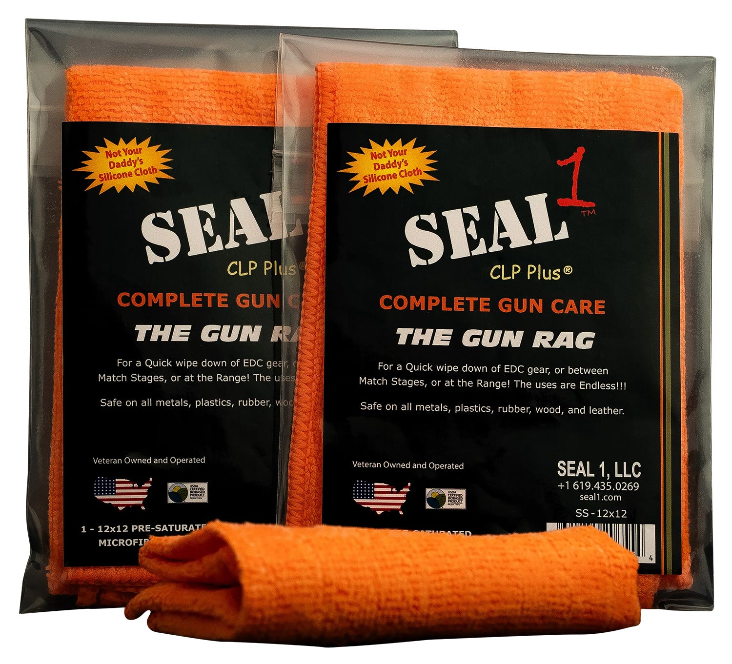 Seal 1 SS-12X12 The Gun Rag 12x12 Microfiber Cloth