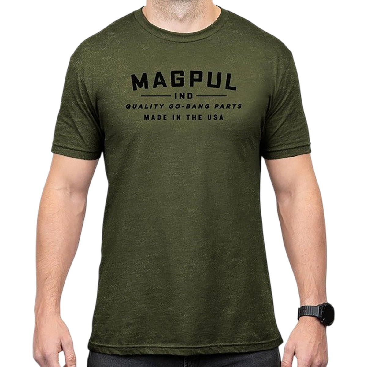 Magpul Go Bang Parts Short Sleeve Olive Drab Heather Shirt Medium