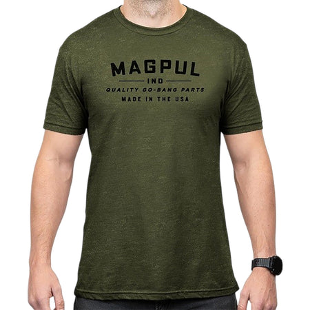 Magpul Go Bang Parts Short Sleeve Olive Drab Heather Shirt Medium