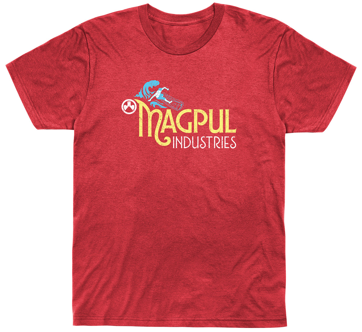 Magpul Hang 30 Red Heather Blend Short Sleeve T-Shirt Medium
