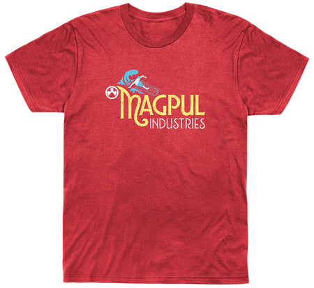 Magpul Hang 30 Red Heather Blend Short Sleeve T-Shirt Medium