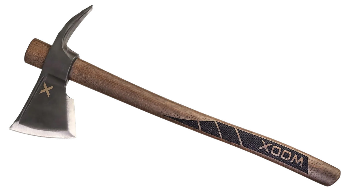 Woox Solo Axe BU.AXE050.01 8.50" Convex Carbon Steel Blade Appalachian Hickory Handle Brown/Black