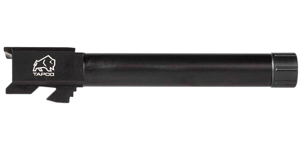 Tapco TAP22018 Glock 22 Gen 3-4 9mm Threaded Conversion Drop-In Barrel Black Nitride Stainless