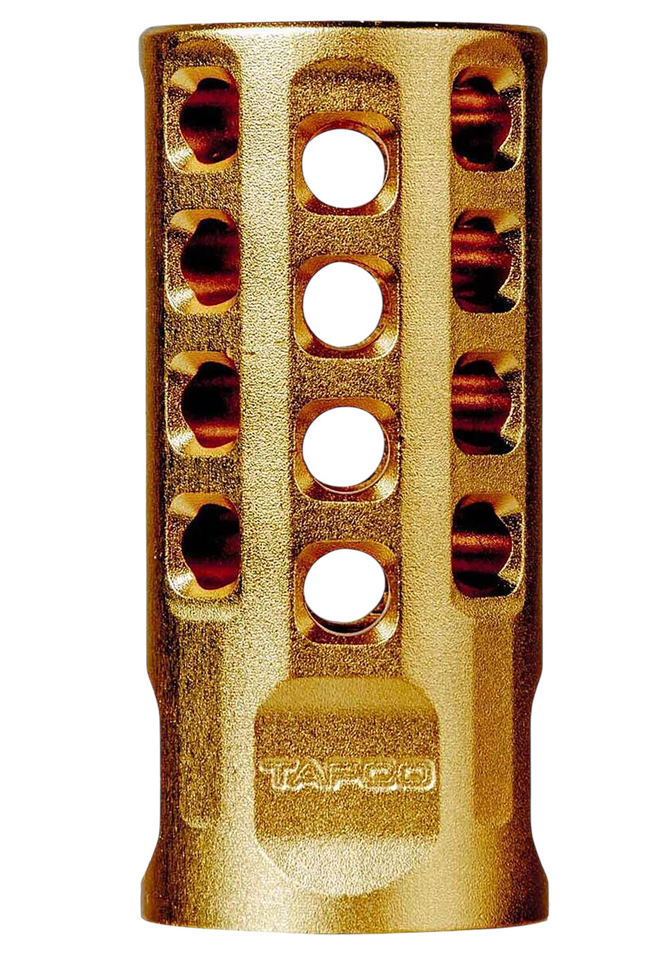 Tapco TAP22032 22LR Gold Anodized Muzzle Brake 1/2"x28 .920" Diameter