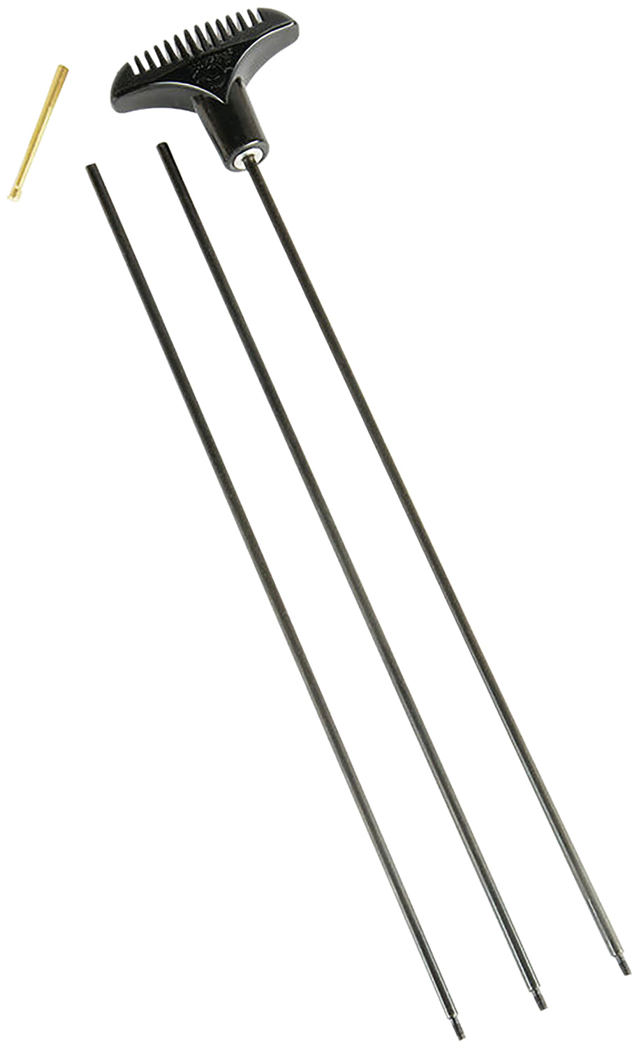 Hoppe's Three-Piece .22 Caliber Rifle Cleaning Rod 34.50" OAL with Swivel T-Handle