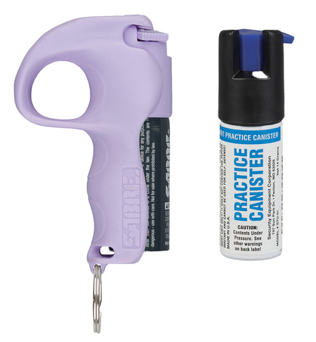 Sabre PBLVOCSTU04 Quick Grip OC Pepper Spray 0.54oz Lavender 12ft Effective Range