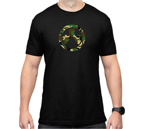 Magpul Woodland Camo Short Sleeve Shirt Black Size Medium