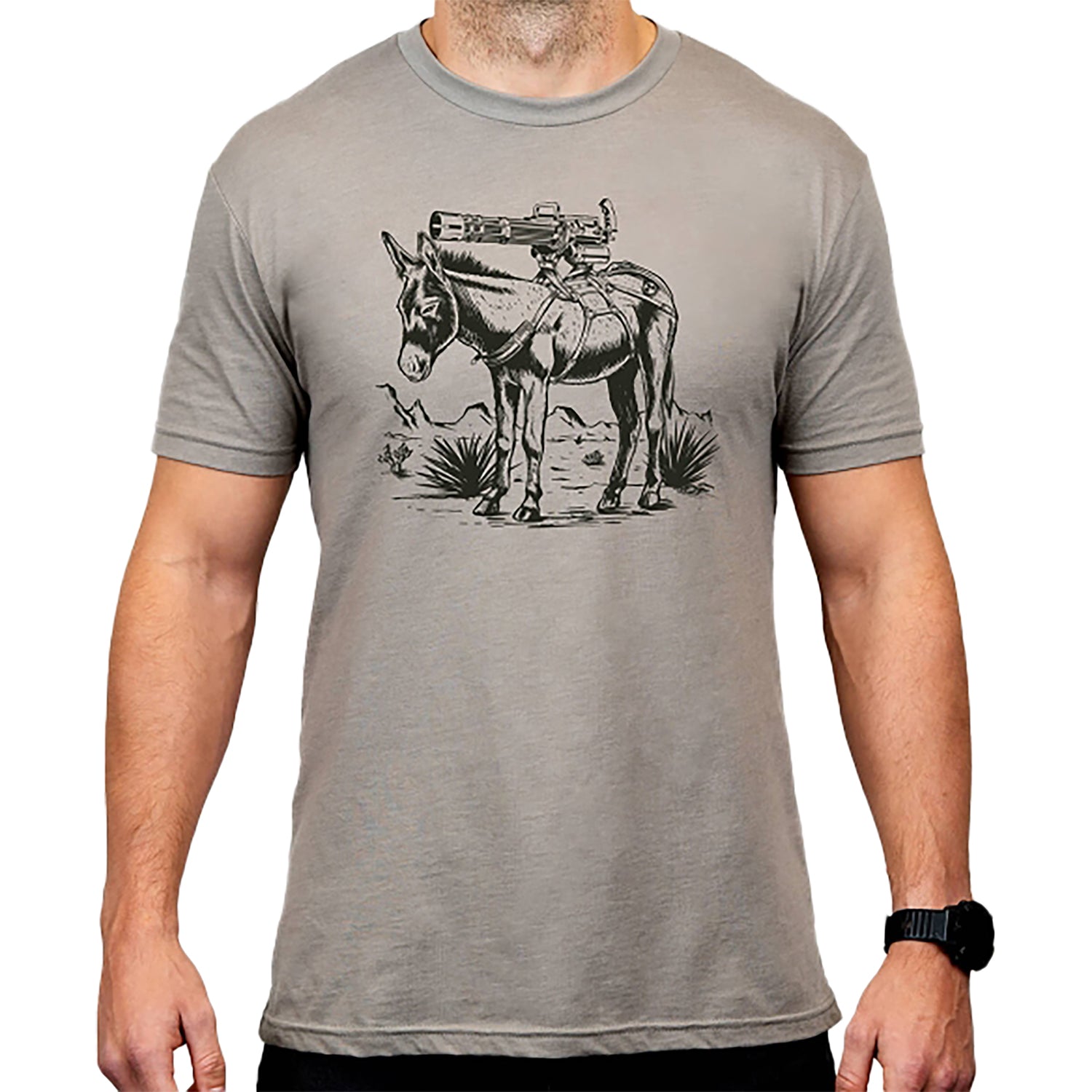 Magpul Burro CVC Heather Gray Cotton/Polyester Short Sleeve T-Shirt XL