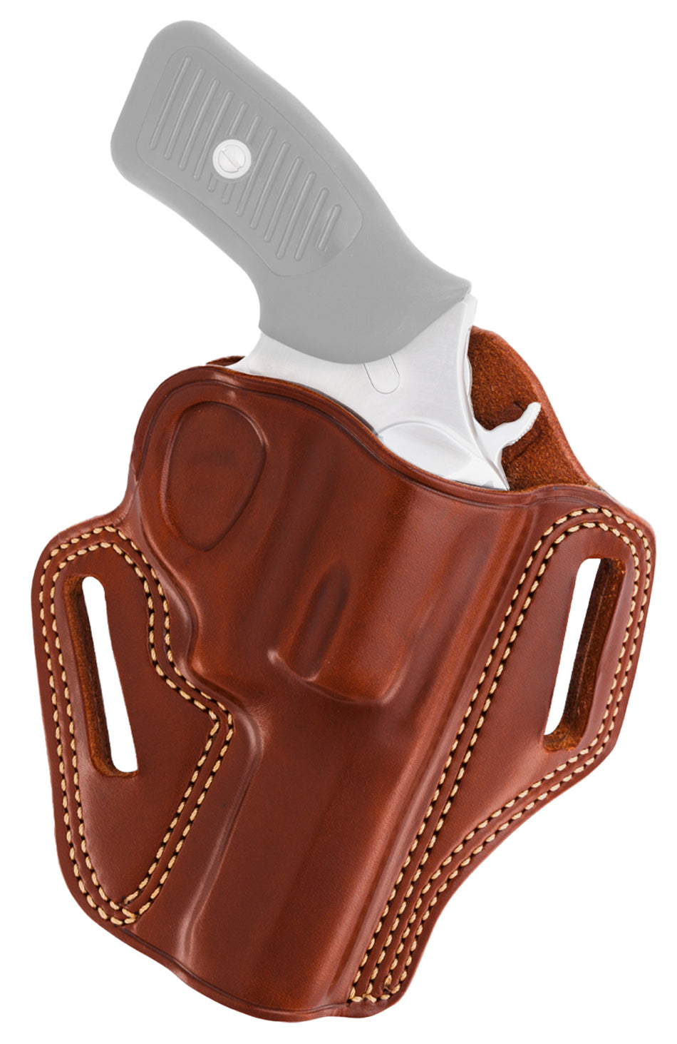 Galco CM334 Combat Master Tan Steerhide OWB Belt Holster for S&W L Frame M686 Plus Right Hand
