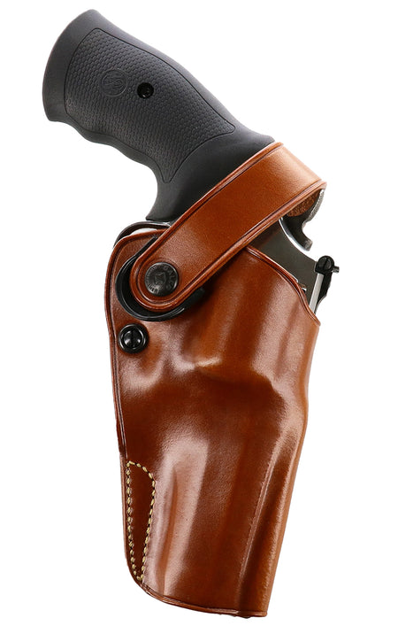 Galco DAO370 OWB Strongside/Crossdraw Tan Steerhide Holster Fits Colt King Cobra 4 1/4" Right Hand