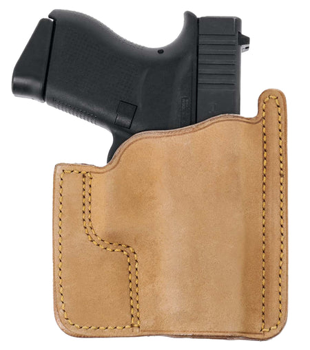 Galco PH800 Pocket Horsehide Holster Natural Fits Glock 43 Ambidextrous