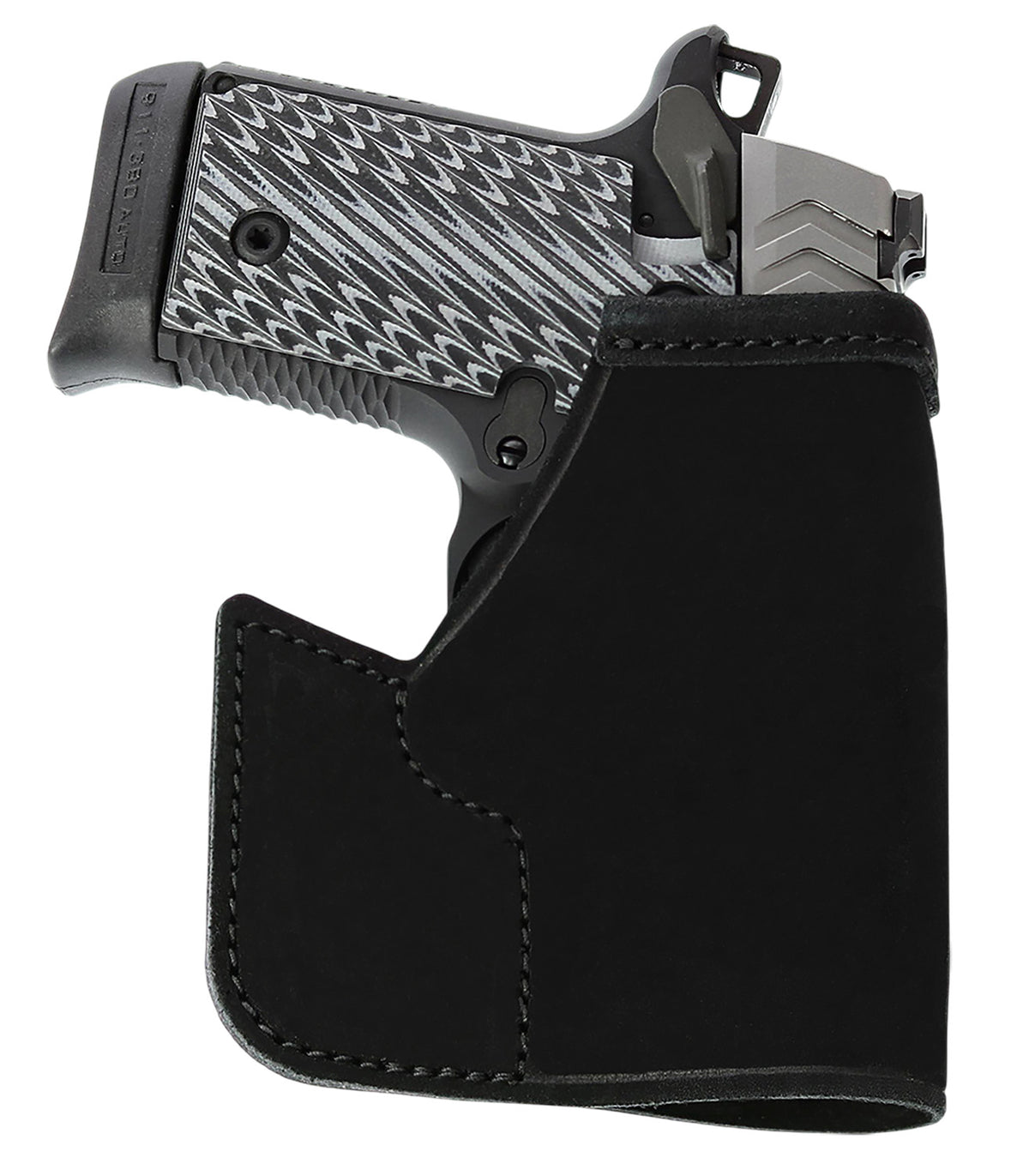 Galco PRO648B Black Steerhide Pocket Protector Holster for S&W Bodyguard 2.0 Ambidextrous