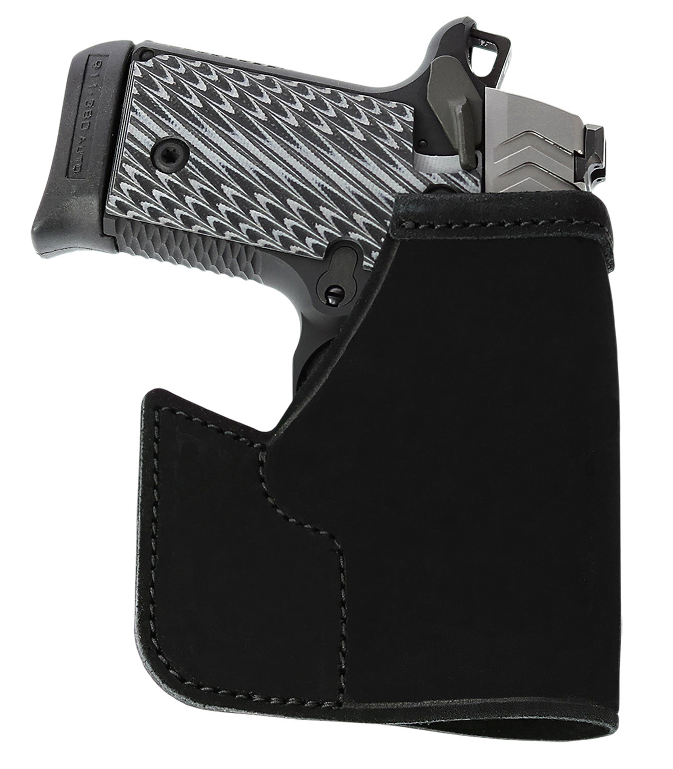 Galco PRO648B Black Steerhide Pocket Protector Holster for S&W Bodyguard 2.0 Ambidextrous
