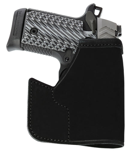 Galco PRO648B Black Steerhide Pocket Protector Holster for S&W Bodyguard 2.0 Ambidextrous