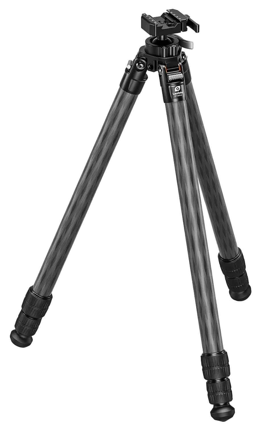 Leofoto USA ST-323CX Integrated Ballhead Carbon Fiber Tripod Black 6.30-64.60 Inch