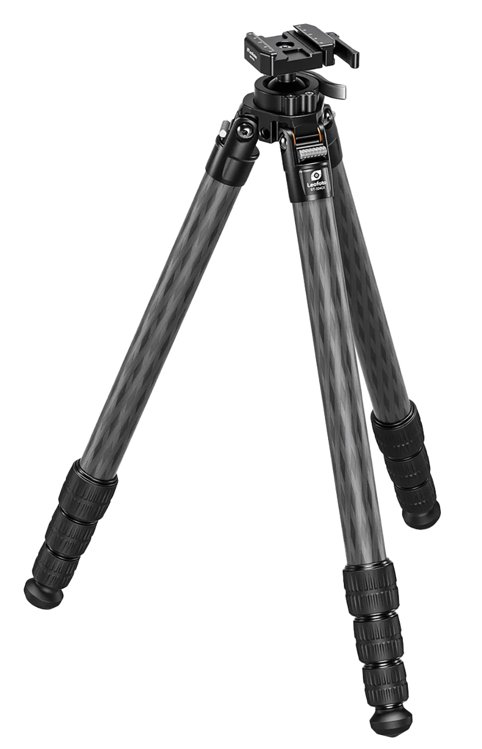 Leofoto USA ST-324CX ST-X Rifle Tripod with Integrated Ball Head Black Aluminum