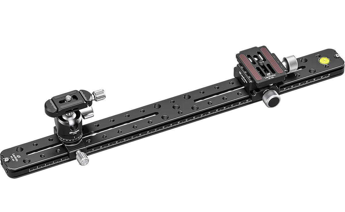 Leofoto FDM-04 Binocular and Rangefinder Mounting Rail Kit Black Aluminum