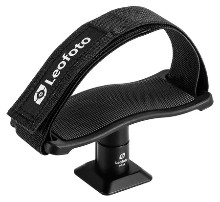 Leofoto BC-04 Black Binocular Adapter with Hook & Loop and Arca Dovetail Mount