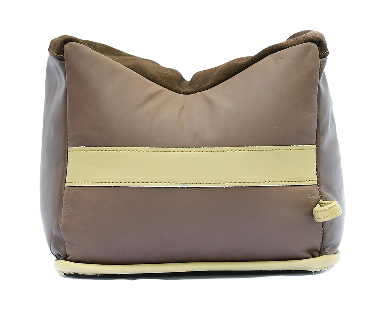 BenchMaster BMALBBLF Leather Bench Bag Large Front Prefilled 12.50 lbs