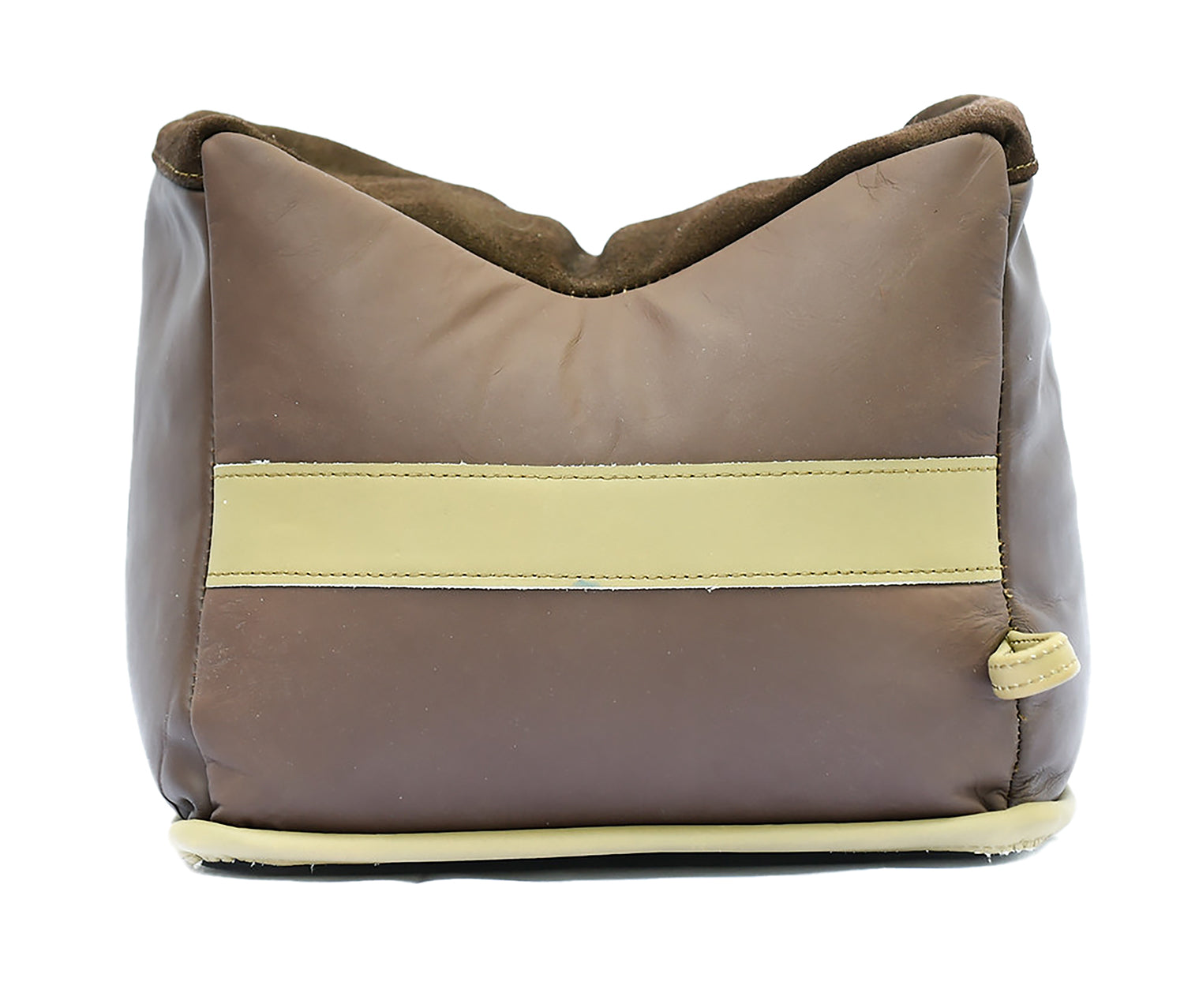 BenchMaster BMALBBLF Leather Bench Bag Large Front Prefilled 12.50 lbs