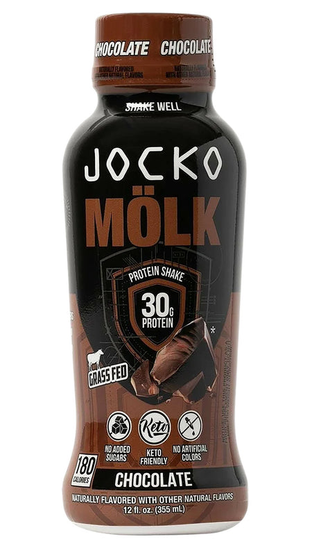 Jocko Fuel Chocolate Protein Shakes 12 oz 12 Pack