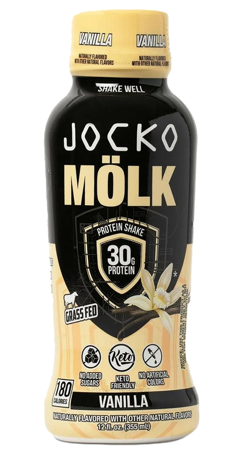 Jocko Fuel Vanilla Protein Shakes 12 oz 12 Pack