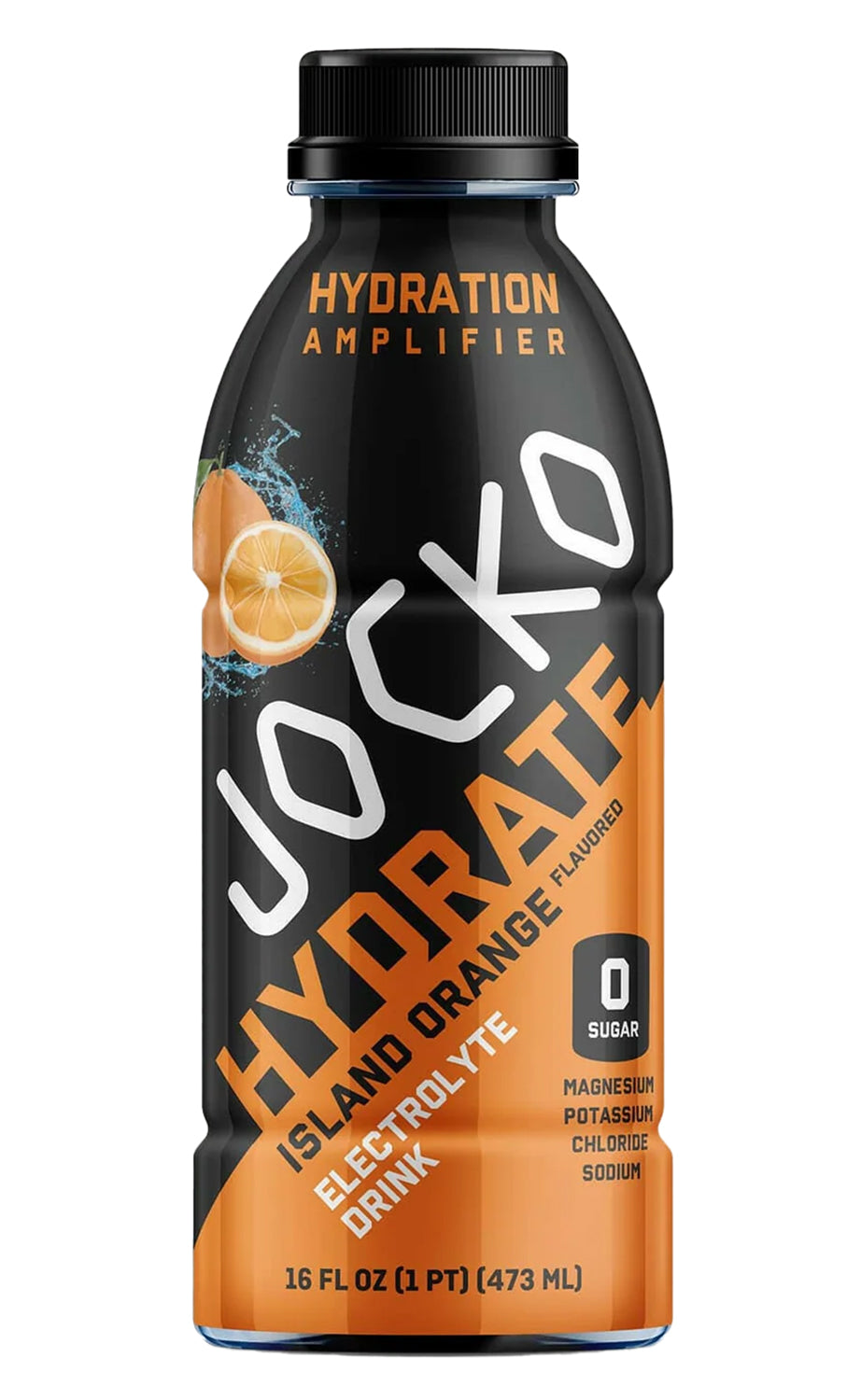 Jocko Fuel Island Orange Hydration Drinks 16 oz 12 Pack