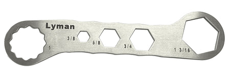 Lyman 7631250 Stainless Steel BrassSmith Die Wrench Silver Finish