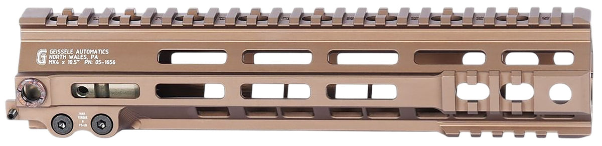 Geissele Automatics Mk4 Super Modular Rail DDC 10.50-Inch Aluminum Handguard 051656S