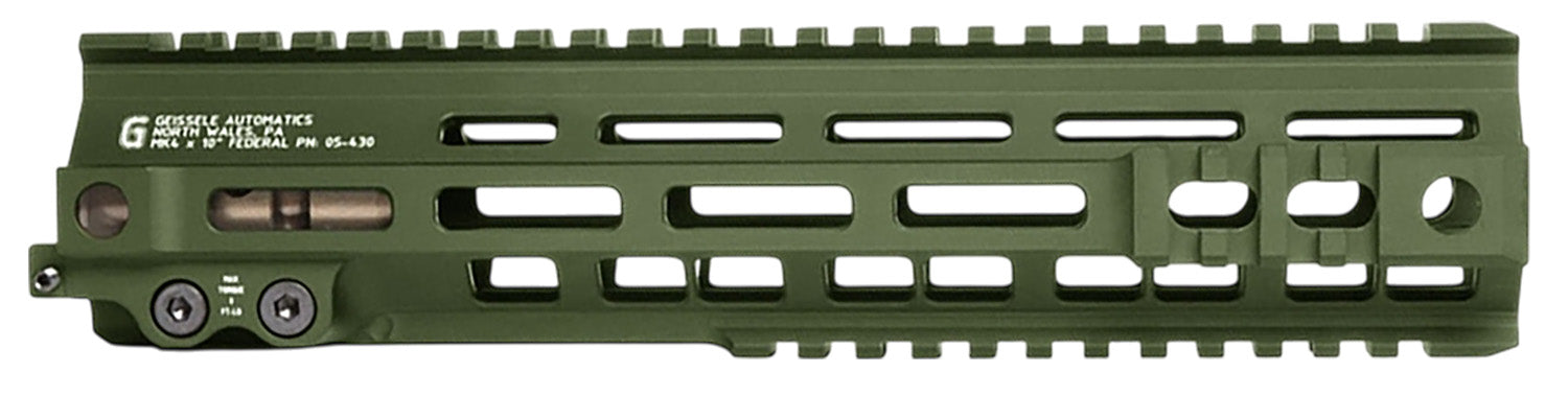 Geissele 05430ODG Super Modular Mk4 Rail 10" Olive Drab Green Aluminum