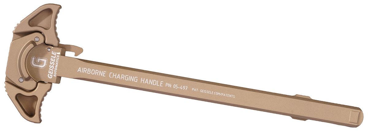 Geissele Airborne Ambidextrous Charging Handle Desert Defense Color Aluminum