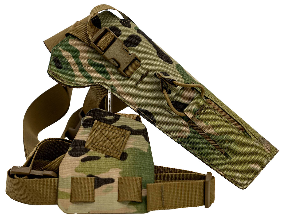 Cole-tac VW203 Varmint Wrangler Pistol Chest Holder Left Hand Multi-Cam