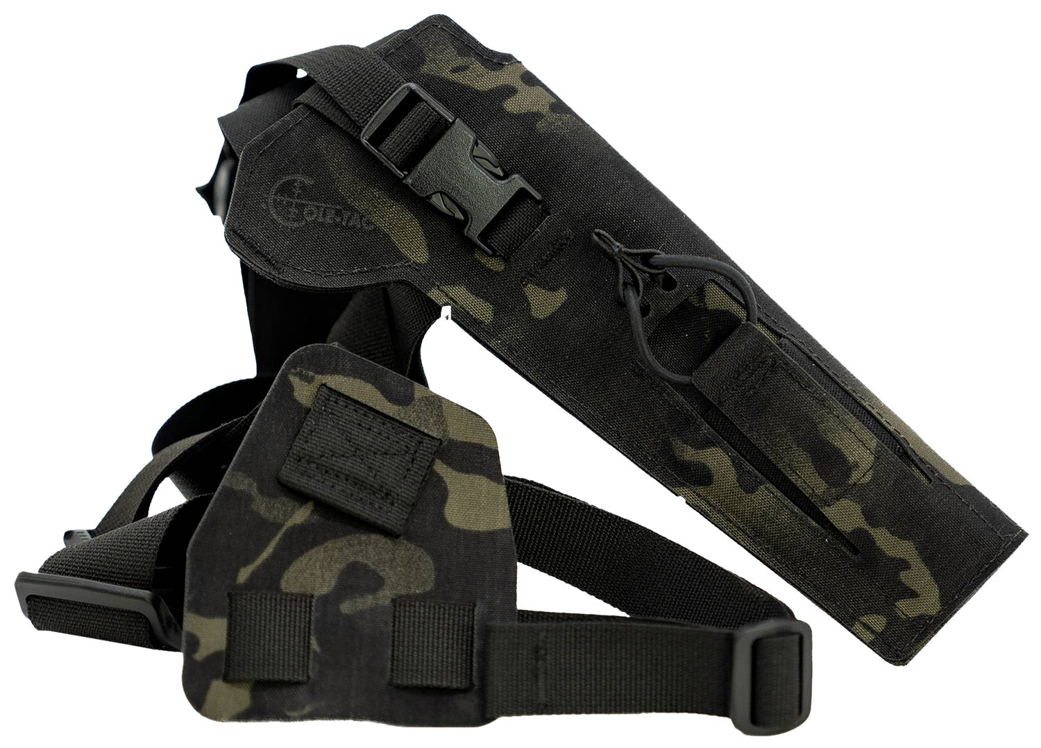 Cole-tac VW205 Varmint Wrangler Pistol Chest Holder Left Hand Multi-Cam Black