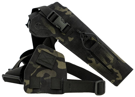 Cole-tac VW205 Varmint Wrangler Pistol Chest Holder Left Hand Multi-Cam Black