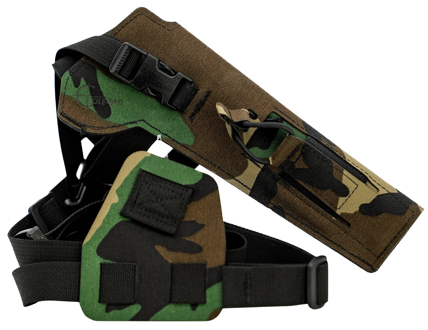 Cole-tac VW206 Varmint Wrangler Pistol Chest Holder Left Hand M81 Woodland