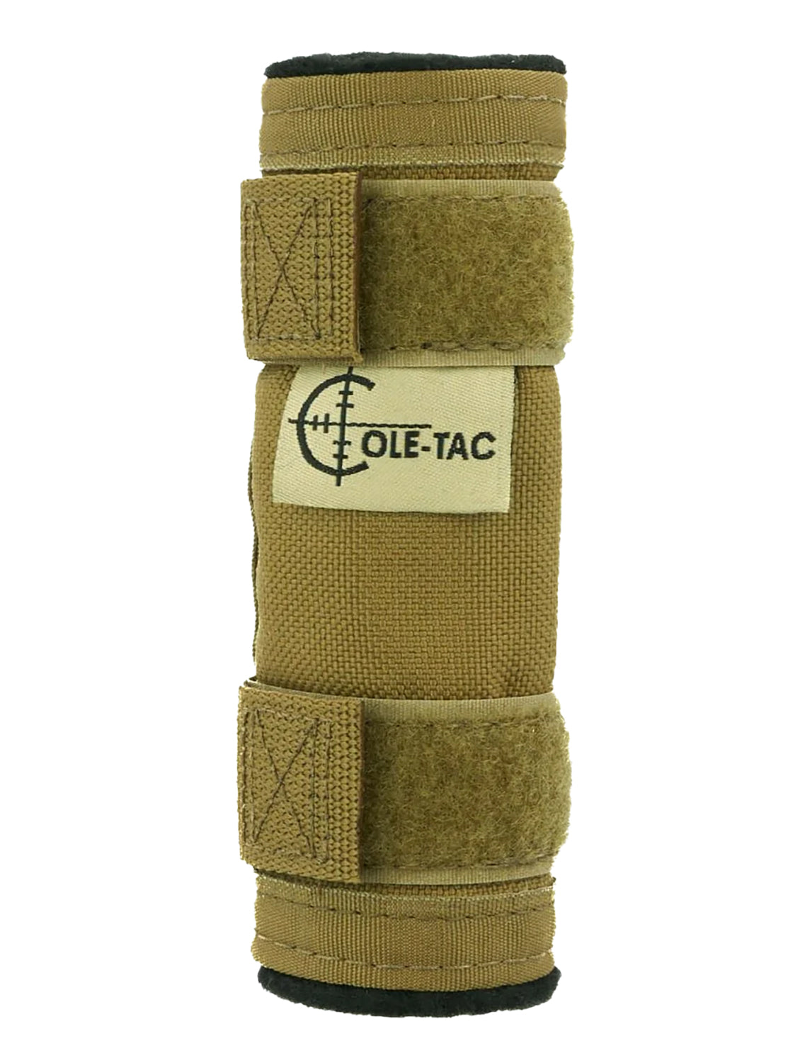Cole-Tac BPC102 5" Baby Python Suppressor Cover Coyote Brown Nylon