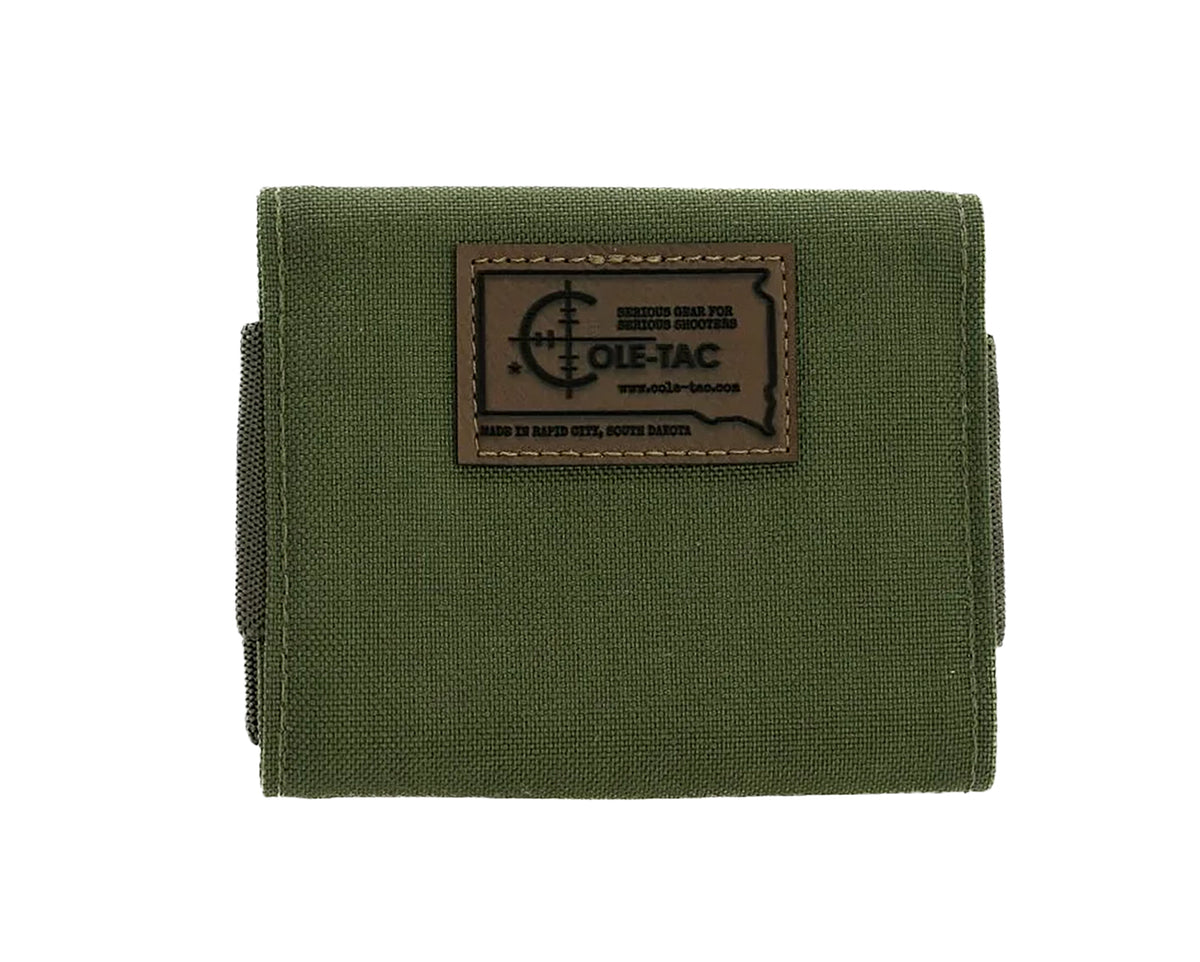 Cole-Tac HW1004 OD Green Cordura Hunter Ammo Wallet 10 Round Capacity