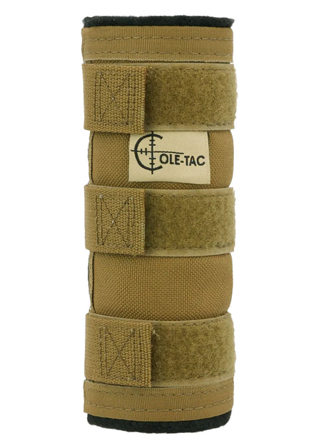 Cole-Tac MP102 6" Metal Python Suppressor Cover Coyote Brown