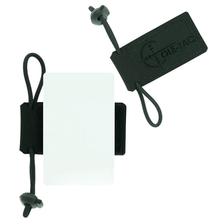 Cole-Tac CH2001 Black V2 Cheat Sheet Shooter Reference Card